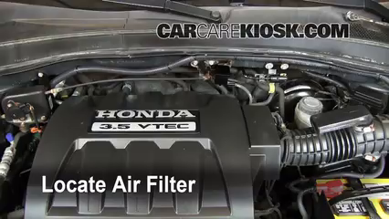 2006 Honda Pilot EX 3.5L V6 Filtro de aire (motor) Cambio